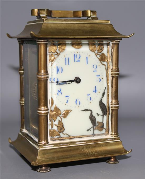 A Pagoda shape time piece